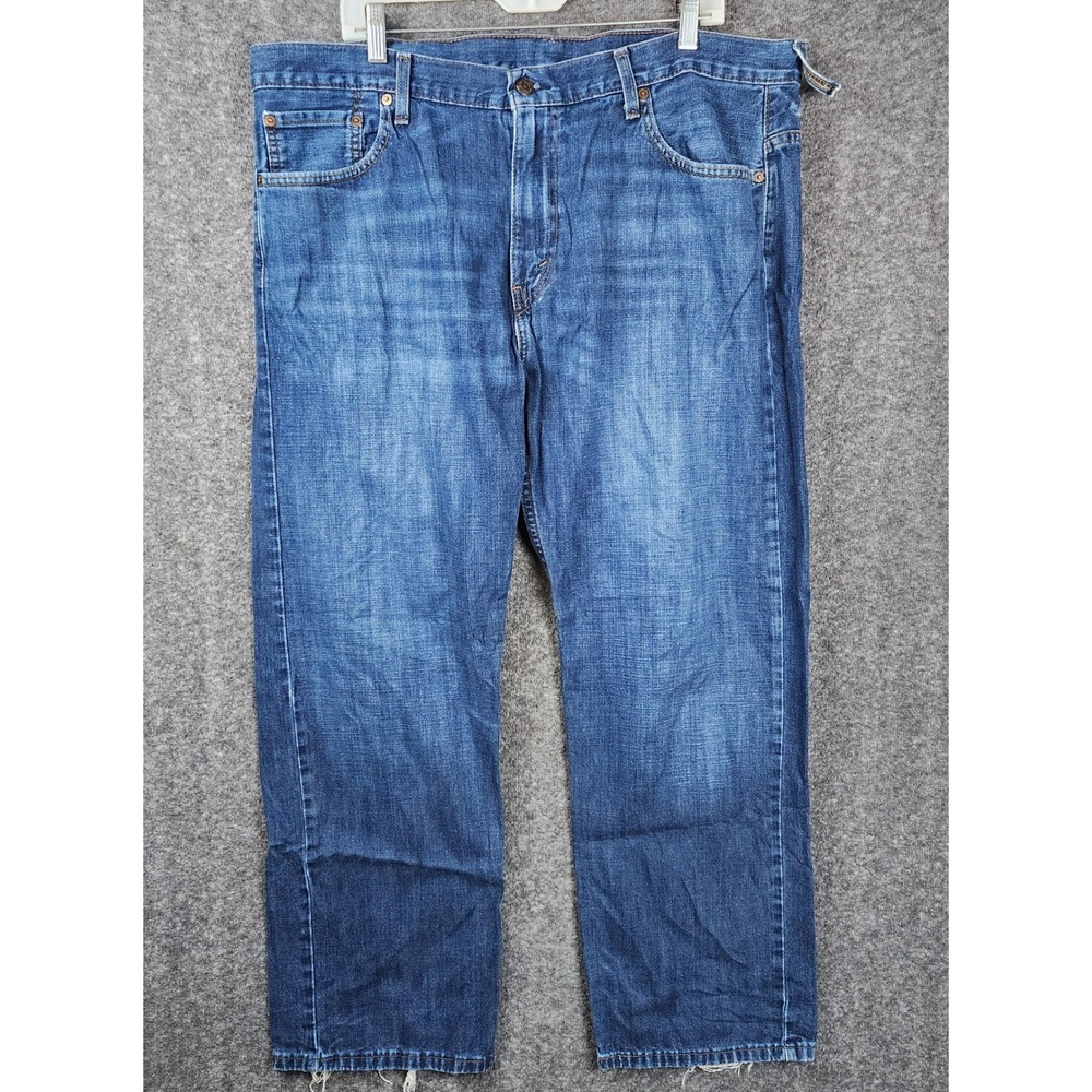 Levis 569 Loose Straight Jeans‎ Mens 38x30 Blue Medium Wash Baggy Denim